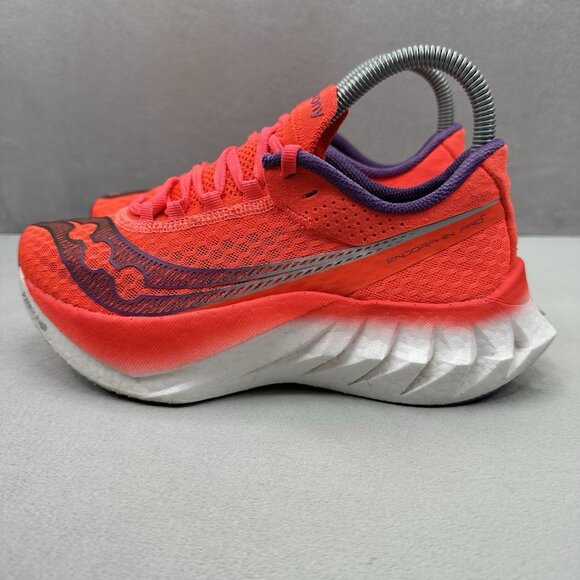 Womens Size 6.5 Saucony Endorphin Pro 4 Shoes Vizired Running Sneakers - Picture 3 of 8